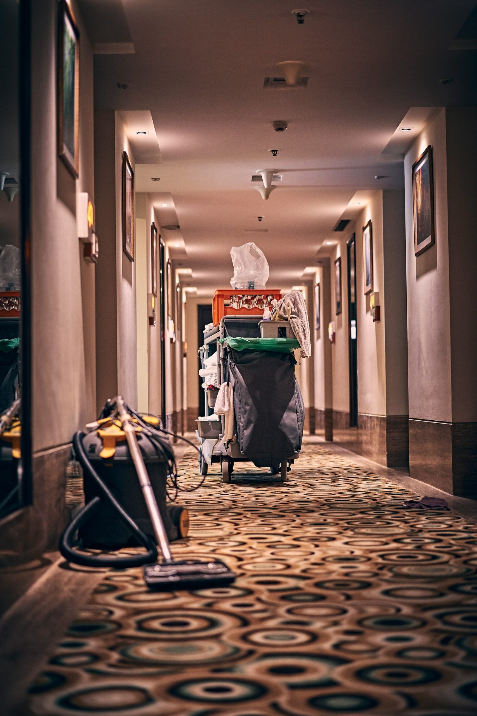 City Wide Cleaning professional cleaning a commercial workspace